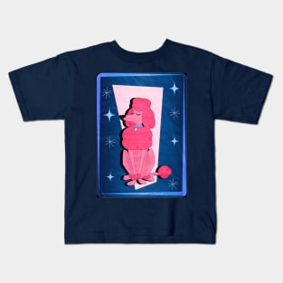 Pink Poodle Kids T-Shirt